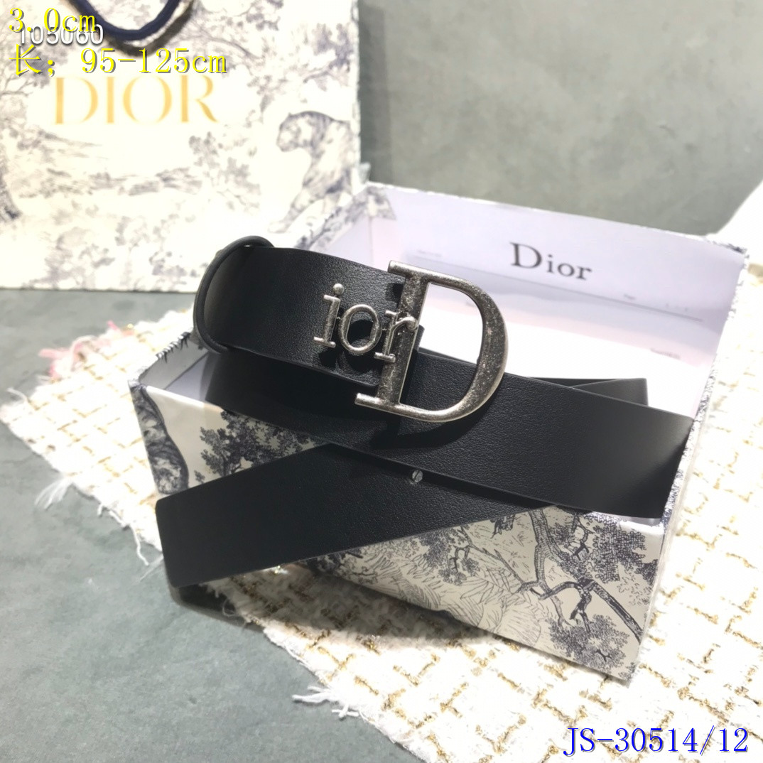 Dior Belts 3.0 Width 018